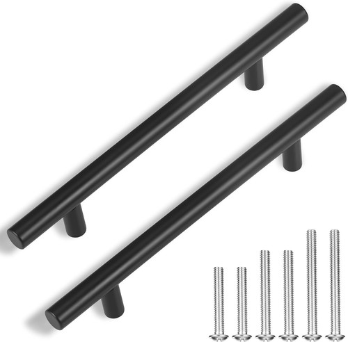 Möbelgriffe edelstahl schwarz - edelstahl,