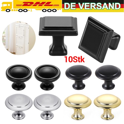 Edelstahl möbelknöpfe - 10×,
