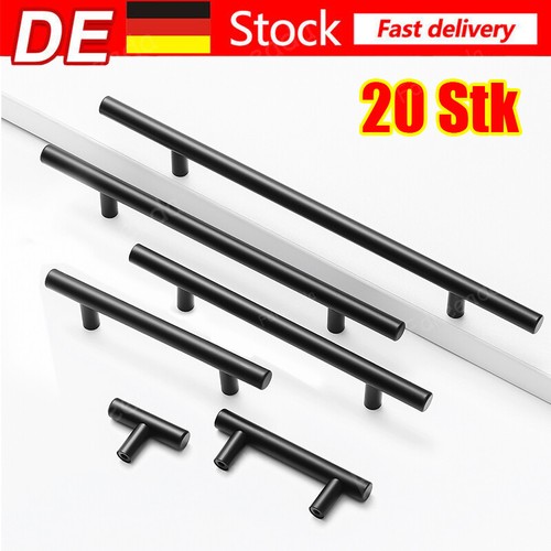 20x schwarz möbelgriffe - 20x,