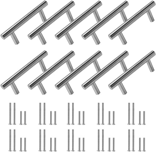 Möbelgriffe edelstahl 65mm - möbelgriffe,